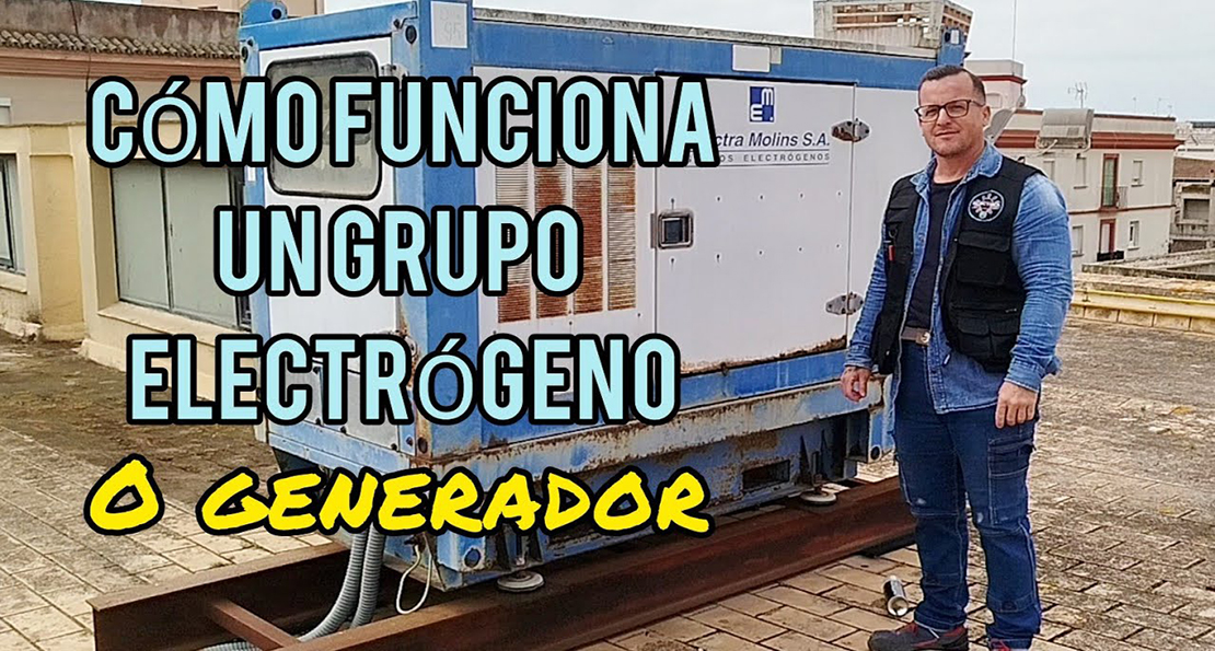 Cómo funciona un grupo electrógeno industrial